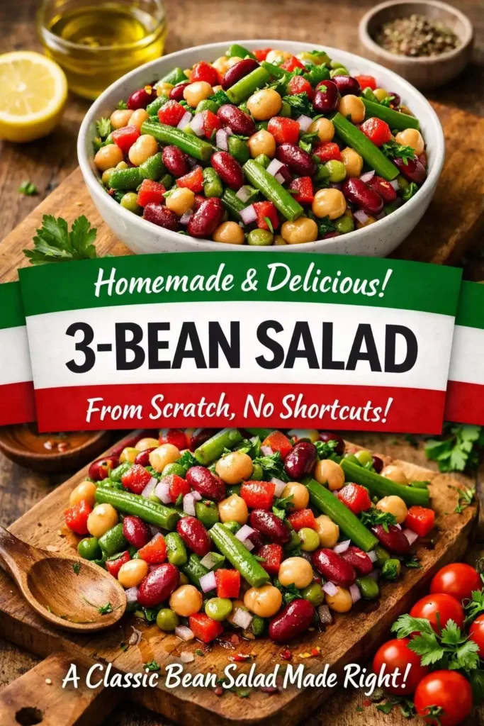 3-Bean Salad — From Scratch, No Shortcuts