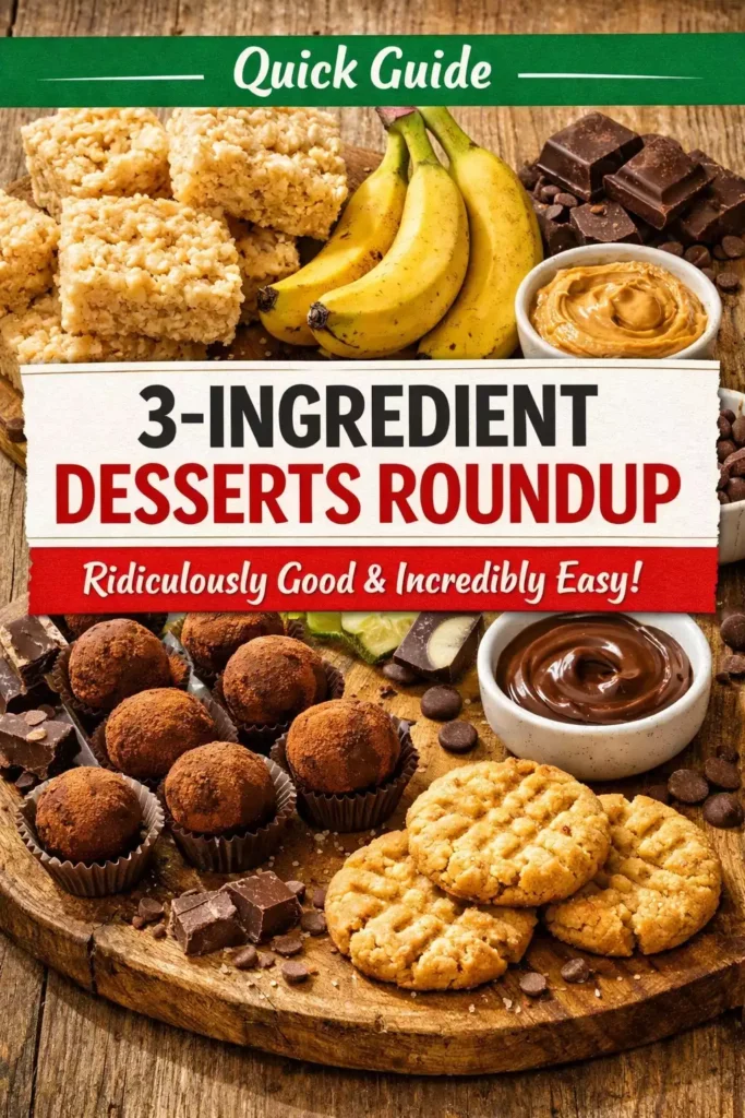 3-Ingredient Desserts Roundup Recipe — Ridiculously Good
