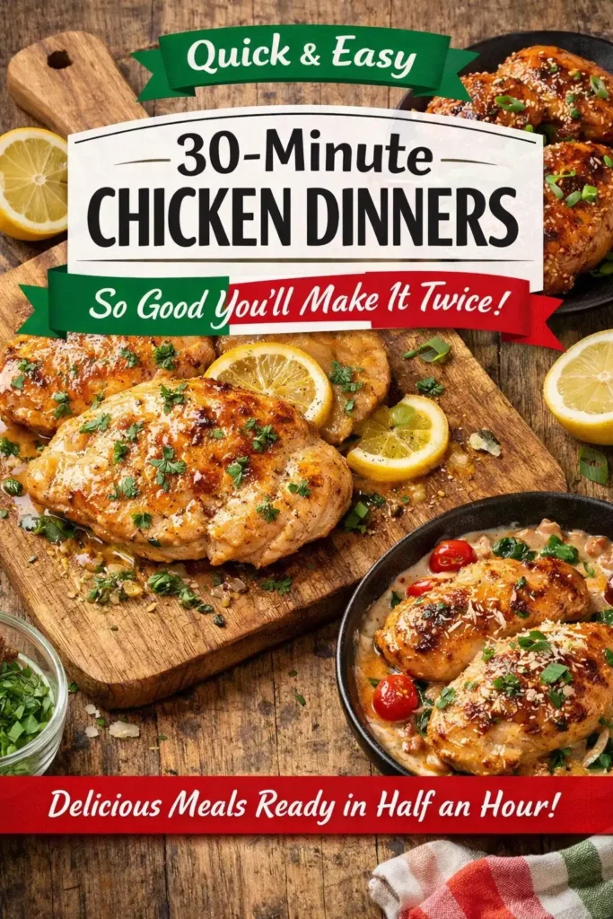 30-Minute Chicken Dinners — So Good You’ll Make It Twice