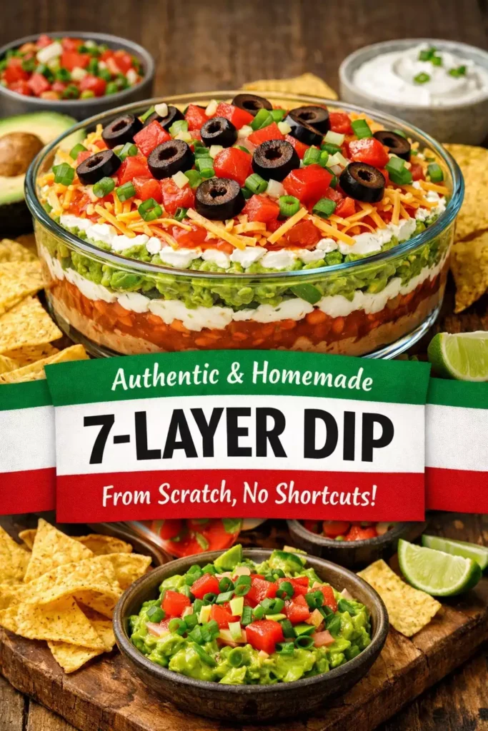 7-Layer Dip — From Scratch, No Shortcuts