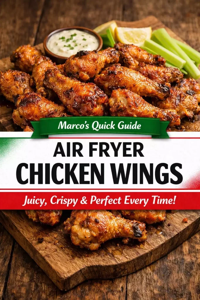 Air Fryer Chicken Wings — Juicy, Crispy, Perfect
