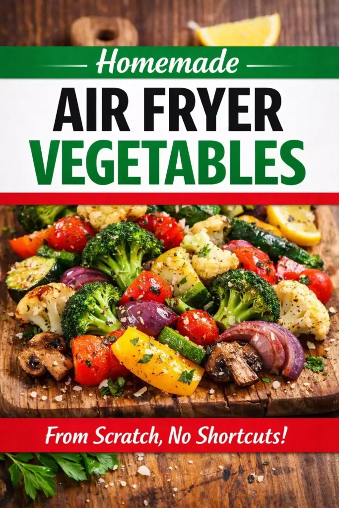Air Fryer Vegetables — From Scratch, No Shortcuts
