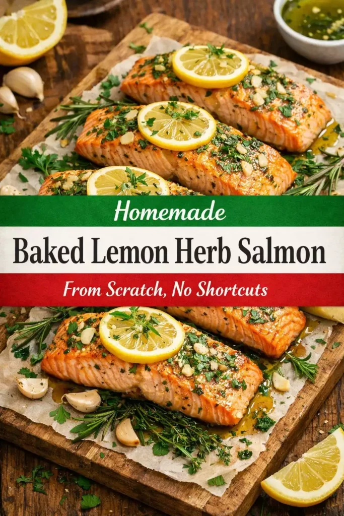 Baked Lemon Herb Salmon — From Scratch, No Shortcuts