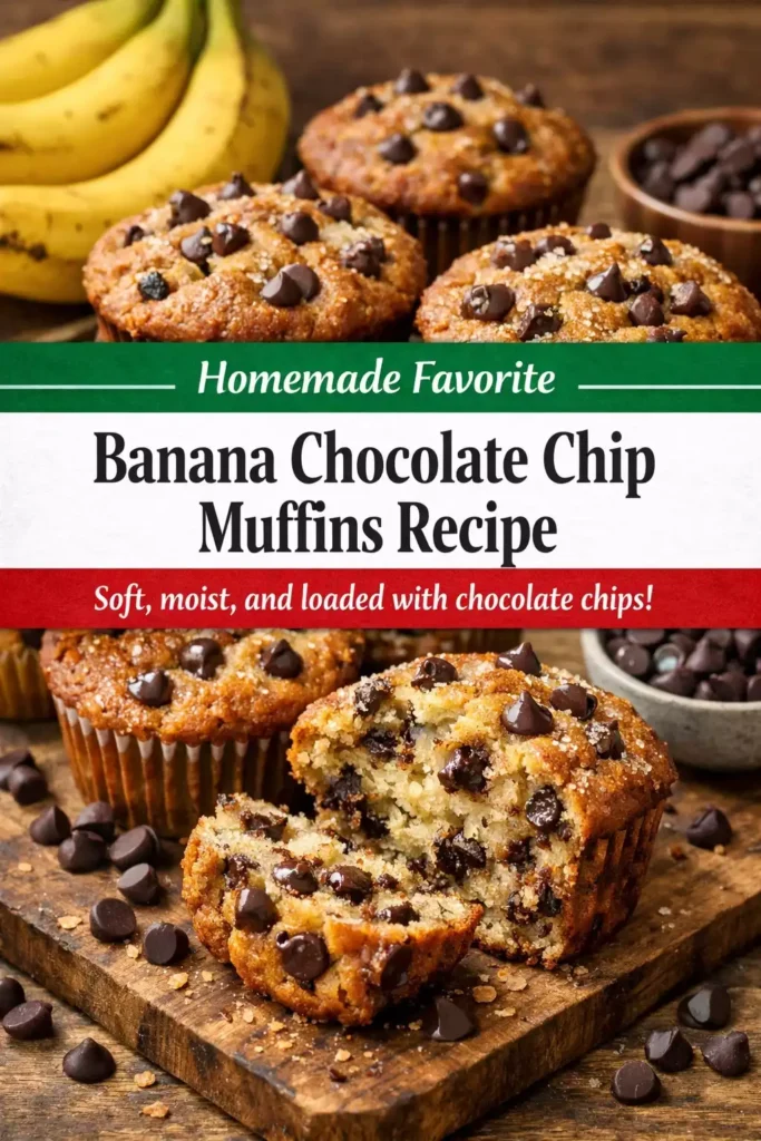 Banana Chocolate Chip Muffins Recipe — Ridiculously Good