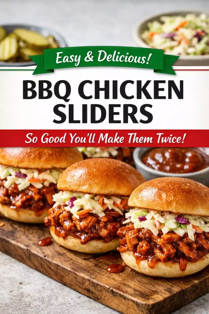 BBQ Chicken Sliders — So Good You’ll Make It Twice