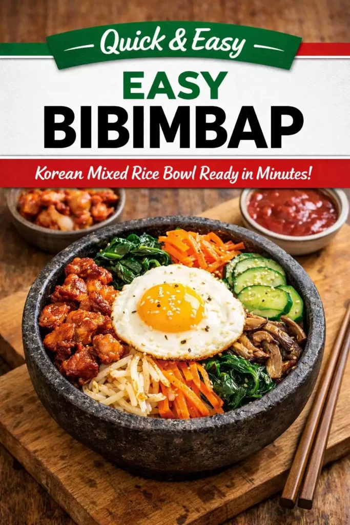 Easy Bibimbap (Ready in Minutes)