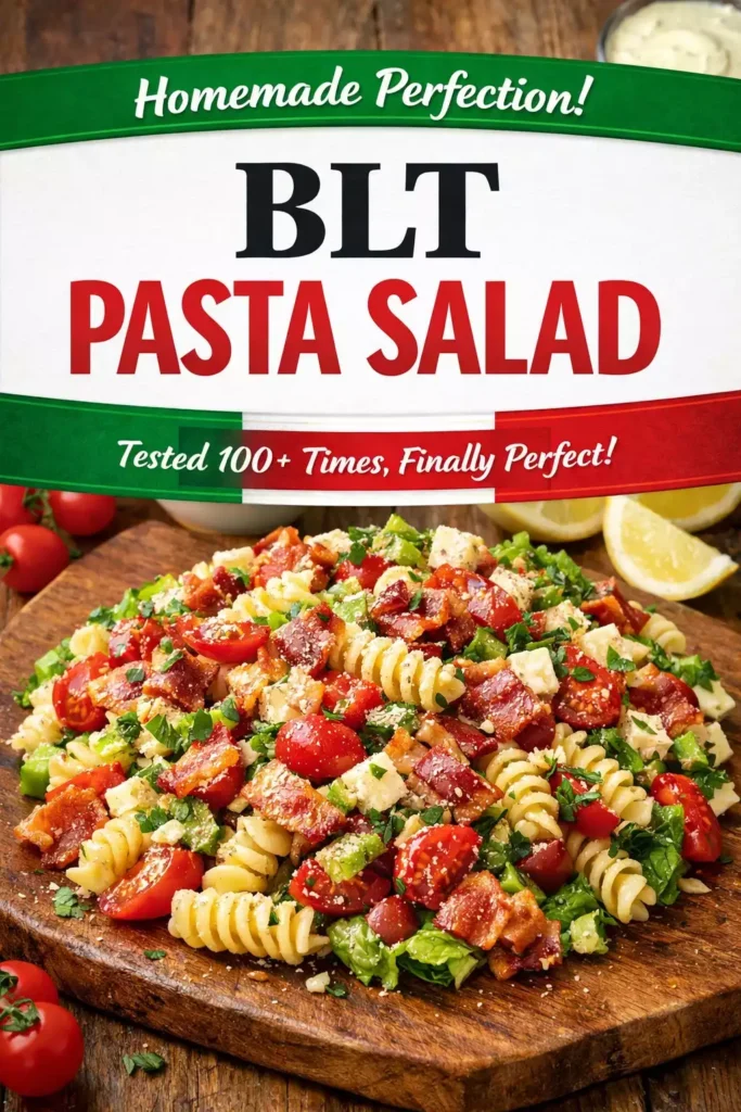 BLT Pasta Salad — Tested 100+ Times, Finally Perfect