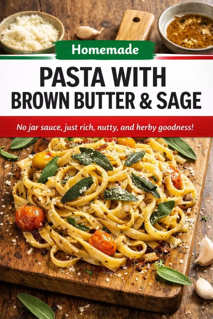 Pasta with Brown Butter and Sage (No Jar Sauce Allowed)
