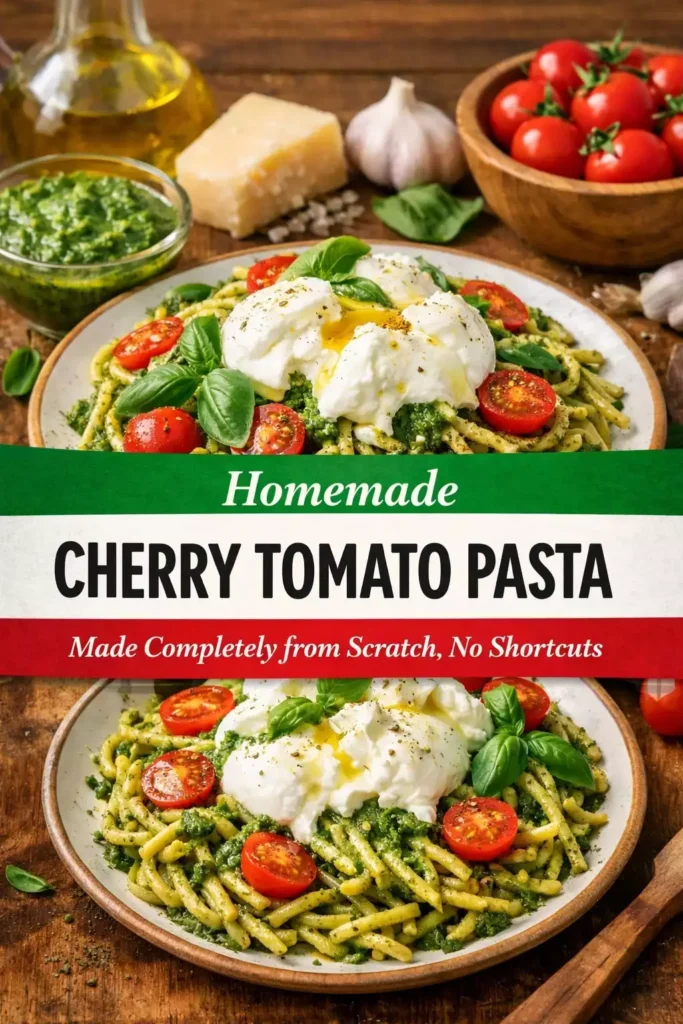Cherry Tomato Pasta — From Scratch, No Shortcuts