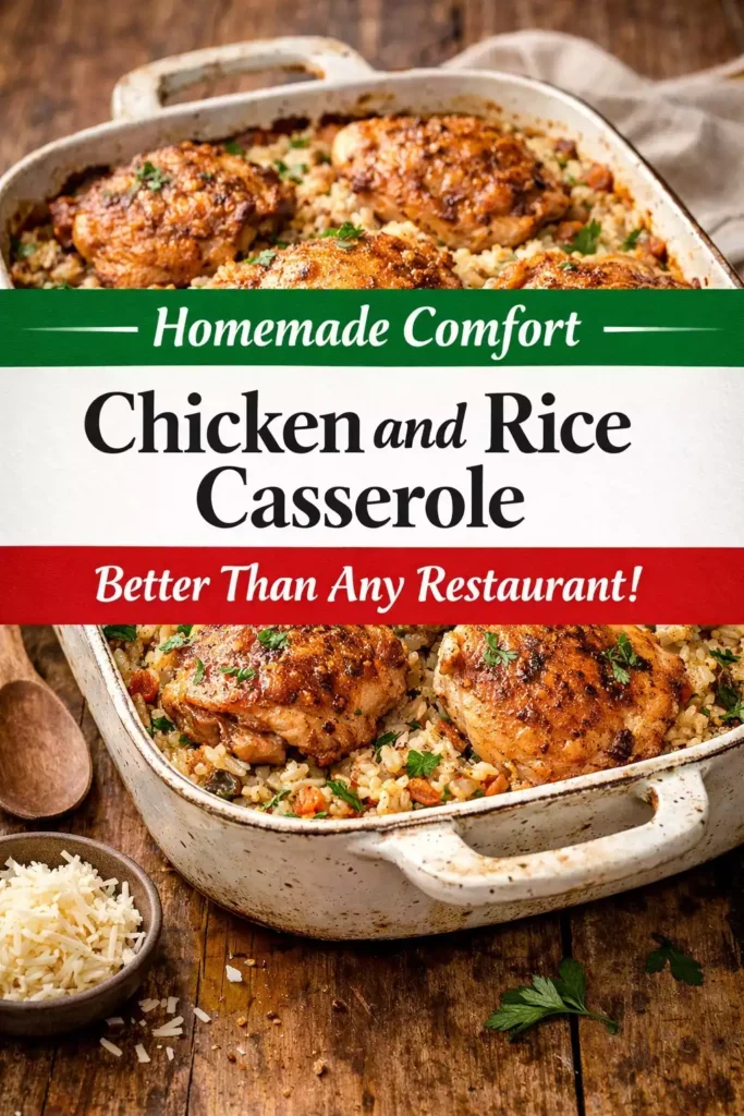 Chicken and Rice Casserole — Better Than Any Restaurant