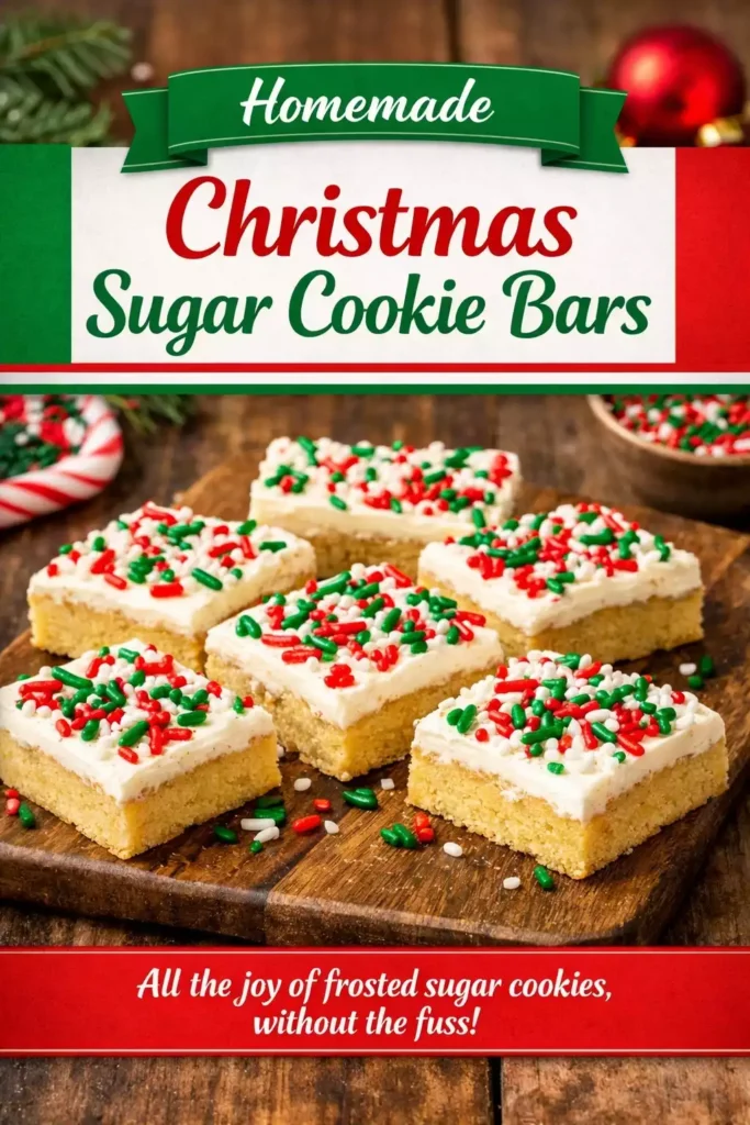 Christmas Sugar Cookie Bars — Better Than Any Restaurant