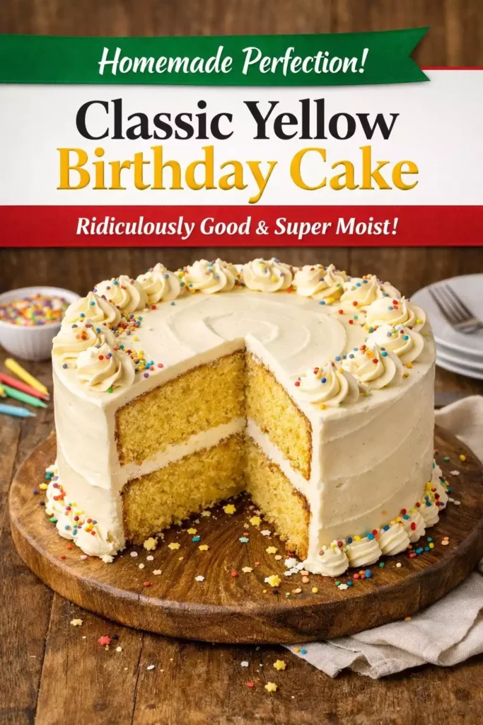 Classic Yellow Birthday Cake Recipe — Ridiculously Good