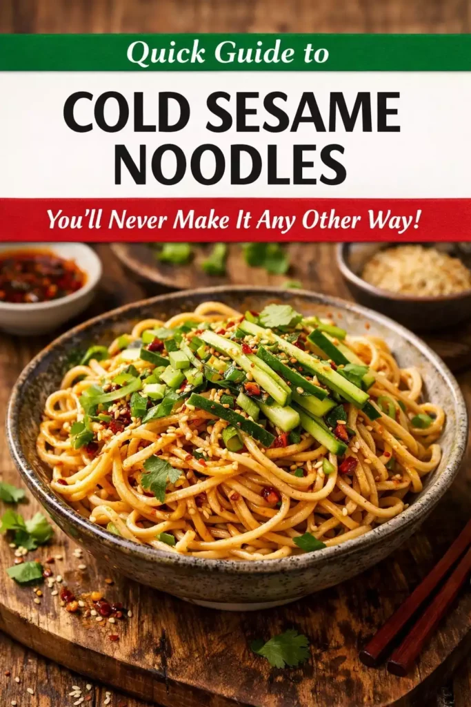 Cold Sesame Noodles (You’ll Never Make It Any Other Way)