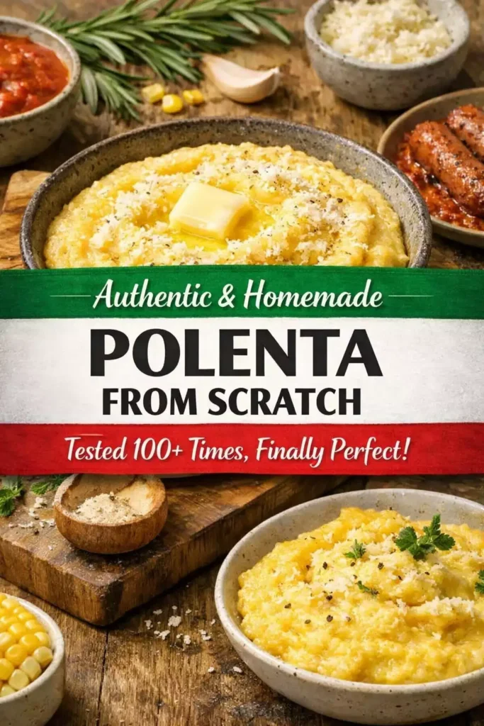 Polenta from Scratch — Tested 100+ Times, Finally Perfect