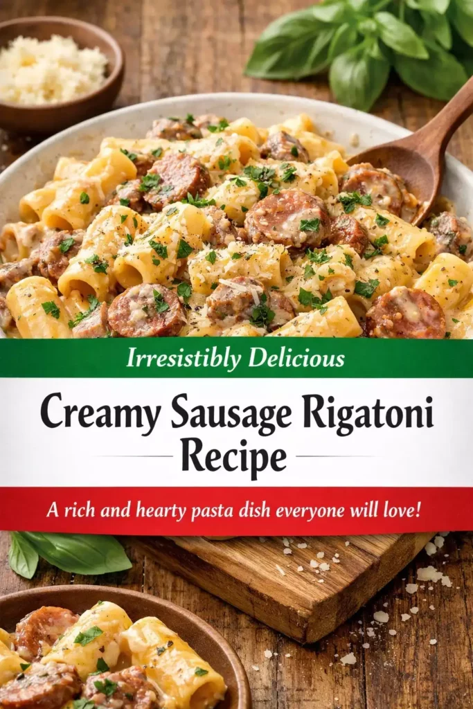 Creamy Sausage Rigatoni Recipe — Ridiculously Good