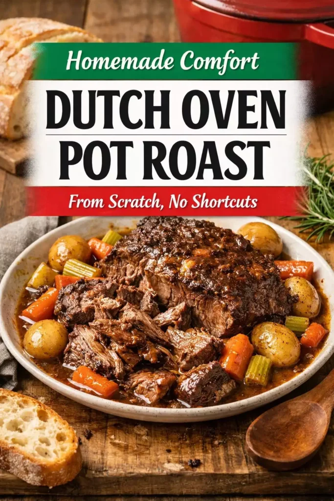 Dutch Oven Pot Roast — From Scratch, No Shortcuts