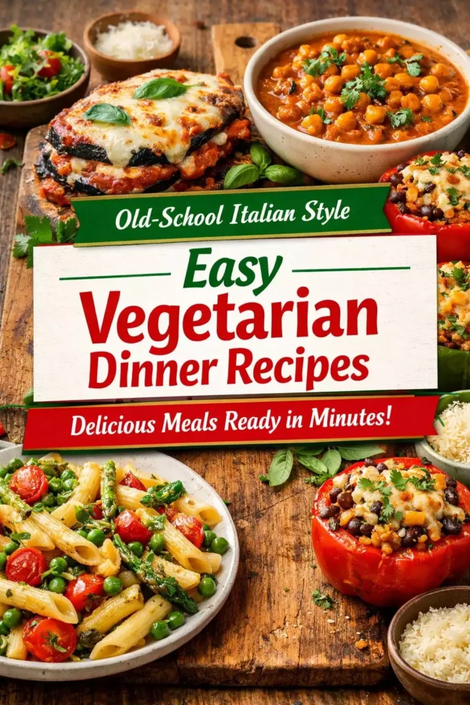 Easy Vegetarian Dinner Recipes (Ready in Minutes)