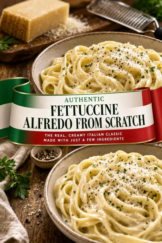 Authentic Fettuccine Alfredo from Scratch — The Real Recipe