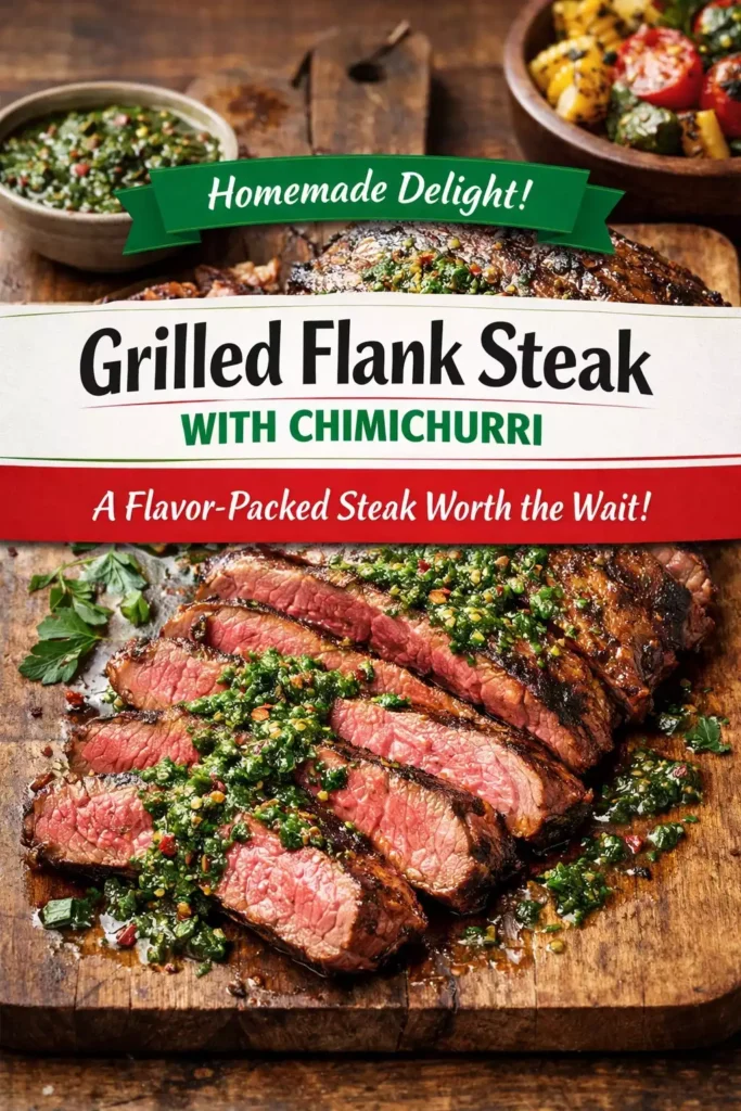 Grilled Flank Steak with Chimichurri Recipe Worth the Wait