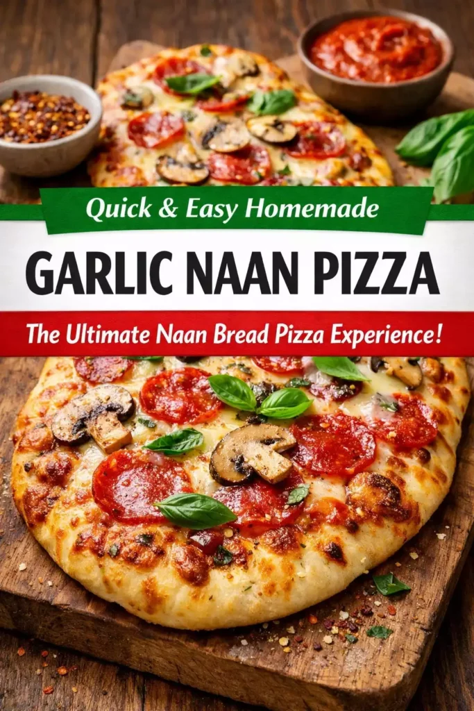 Garlic Naan Pizza — Better Than Any Restaurant