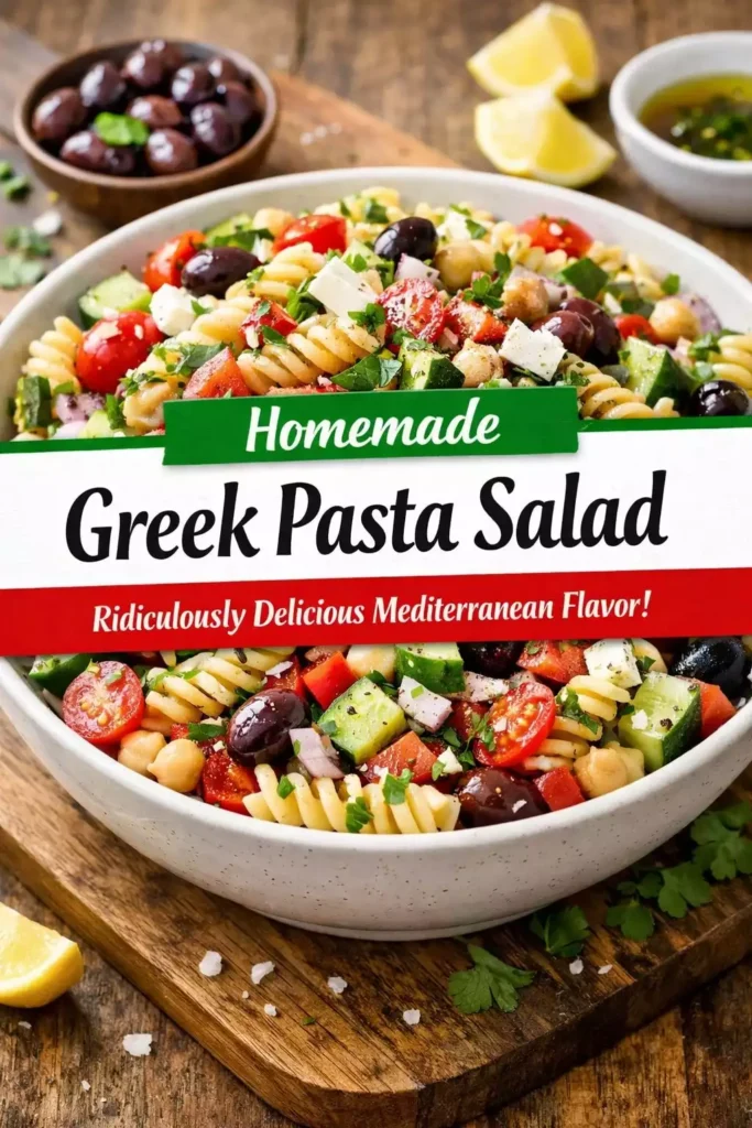 Greek Pasta Salad Recipe — Ridiculously Good