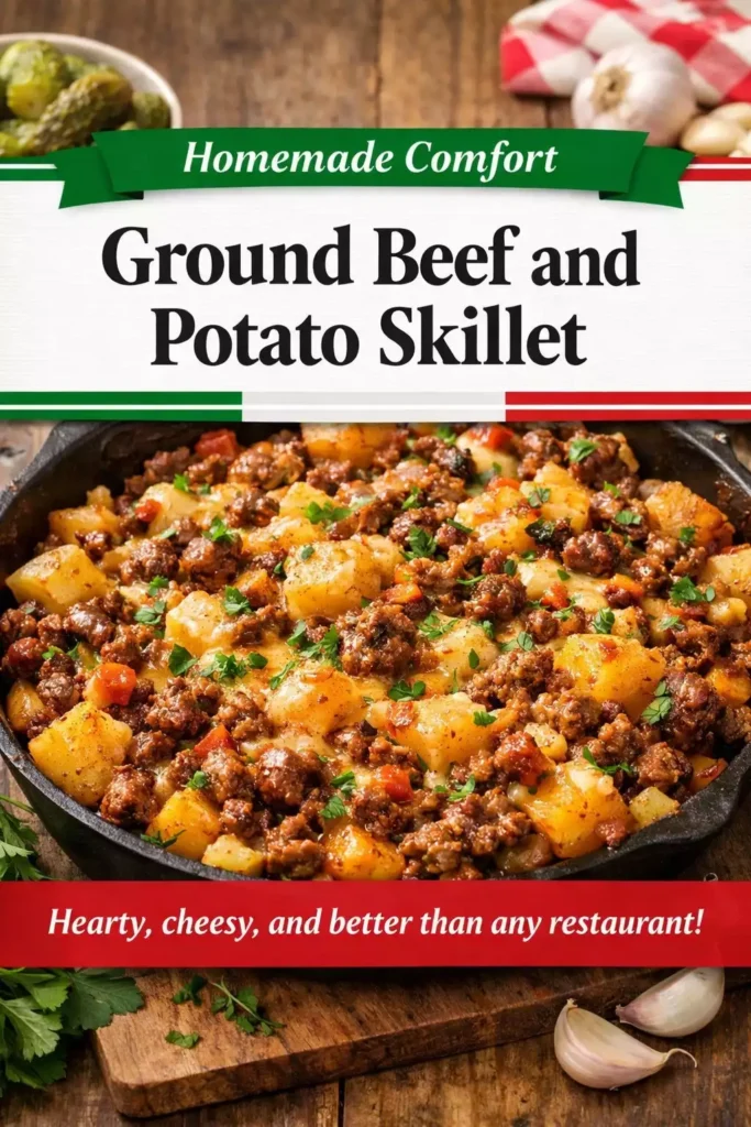 Ground Beef and Potato Skillet — Better Than Any Restaurant