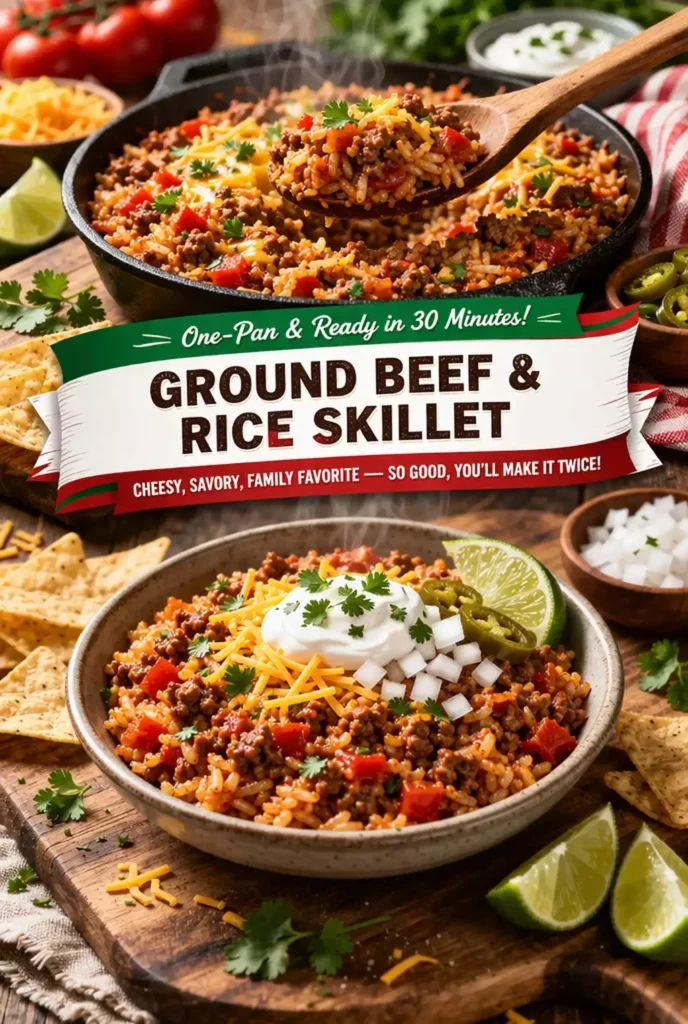 Ground Beef and Rice Skillet — So Good You’ll Make It Twice