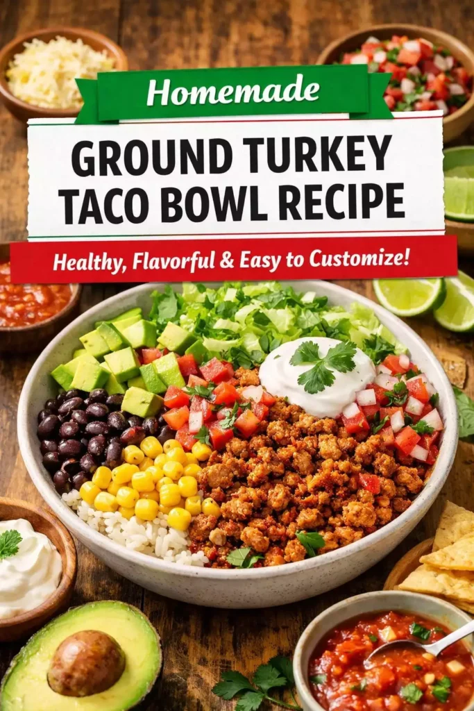 Ground Turkey Taco Bowl Recipe — Ridiculously Good