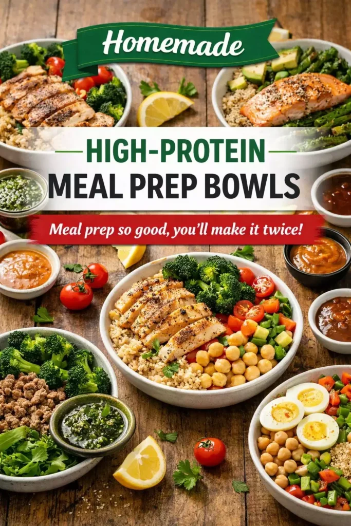 High-Protein Meal Prep Bowls — So Good You’ll Make It Twice