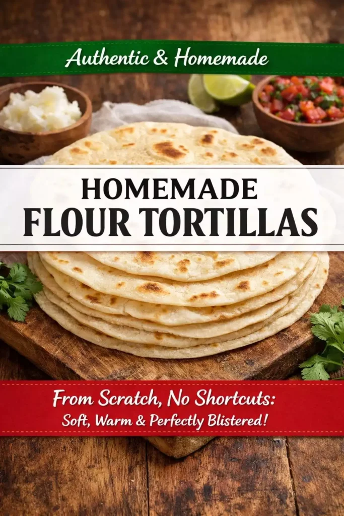 Homemade Flour Tortillas — From Scratch, No Shortcuts