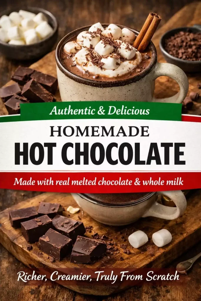 Hot Chocolate from Scratch — From Scratch, No Shortcuts