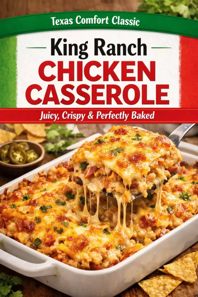 King Ranch Chicken Casserole — Juicy, Crispy, Perfect