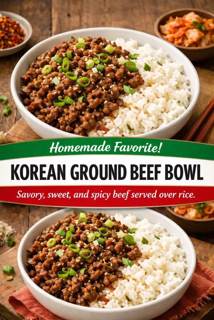Korean Ground Beef Bowl — Better Than Any Restaurant