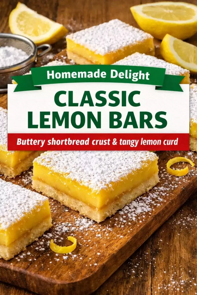 Classic Lemon Bars — From Scratch, No Shortcuts
