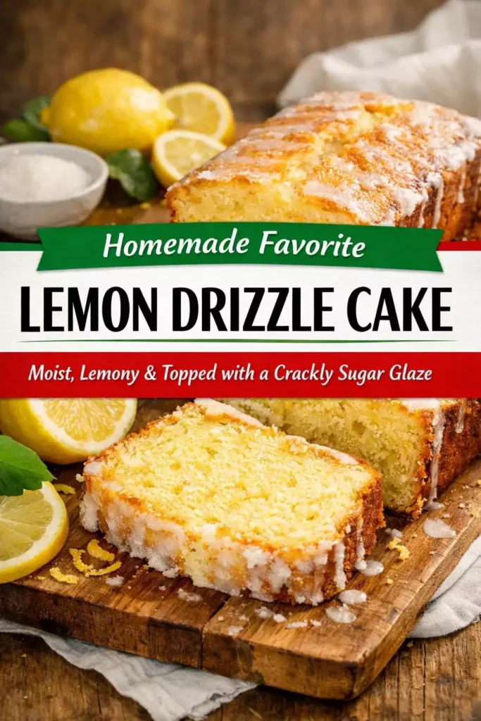 Lemon Drizzle Cake — From Scratch, No Shortcuts