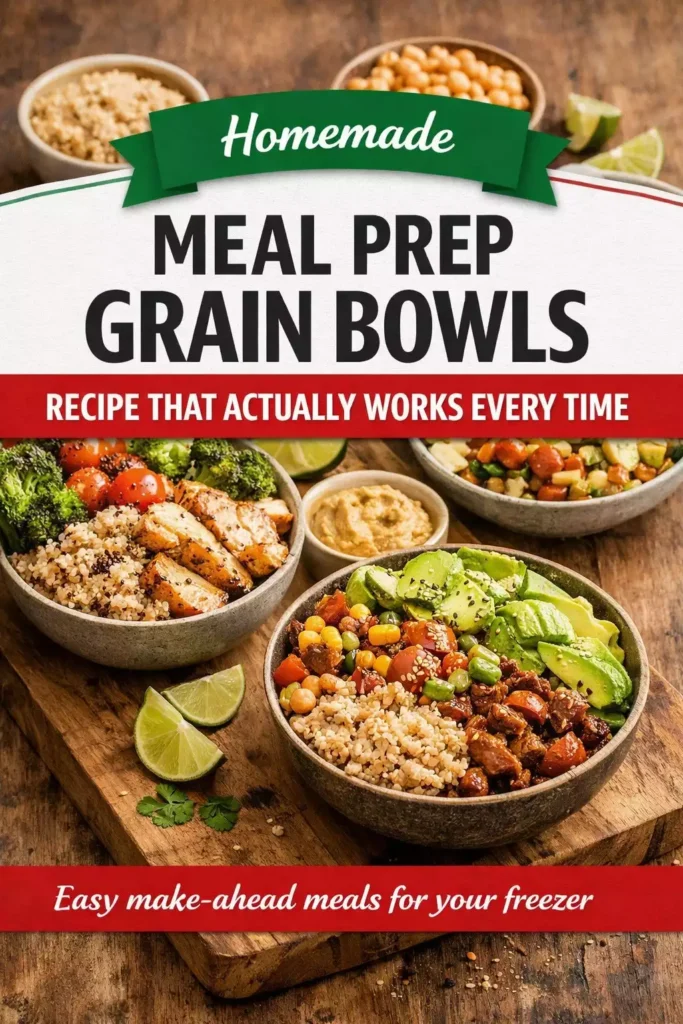 Meal Prep Grain Bowls Recipe That Actually Works Every Time
