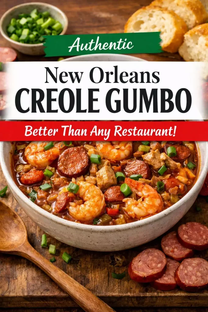 New Orleans Creole Gumbo — Better Than Any Restaurant
