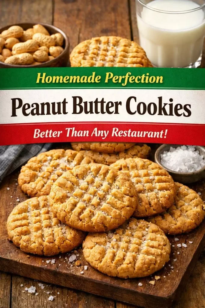Peanut Butter Cookies — Better Than Any Restaurant