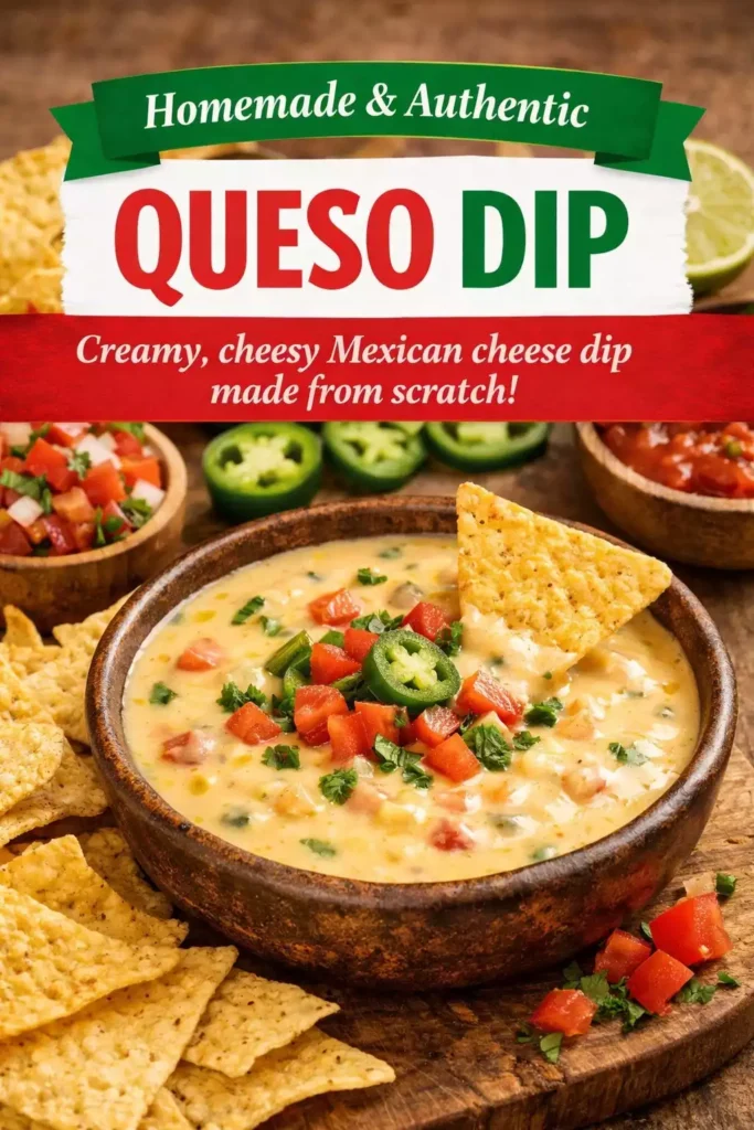 Queso Dip (Mexican Cheese Dip) — From Scratch, No Shortcuts