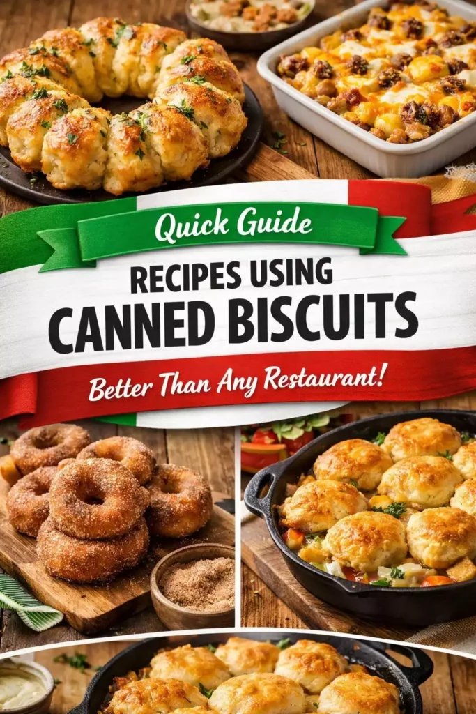 Recipes Using Canned Biscuits — Better Than Any Restaurant