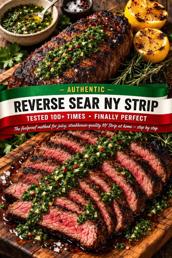 Reverse Sear NY Strip — Tested 100+ Times, Finally Perfect