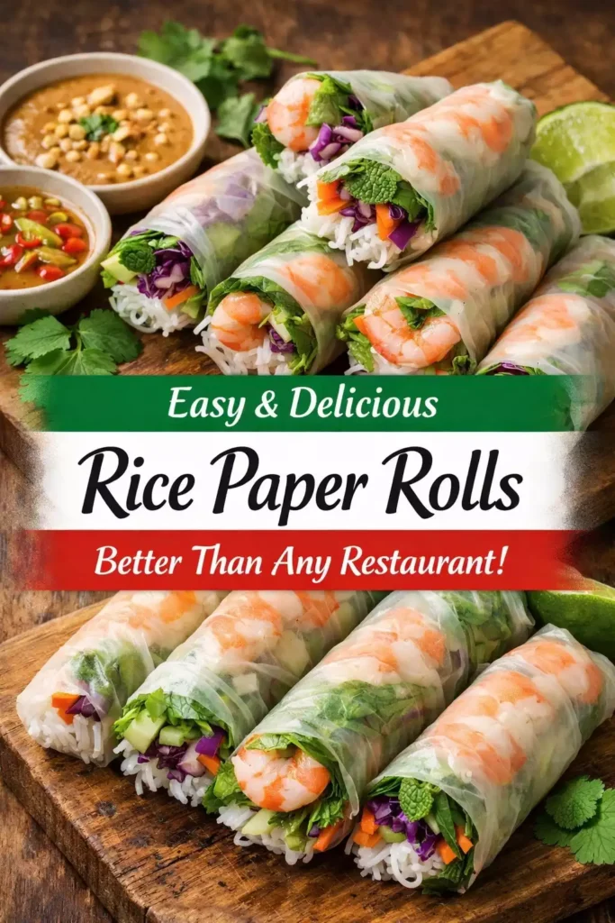 Rice Paper Rolls — Better Than Any Restaurant