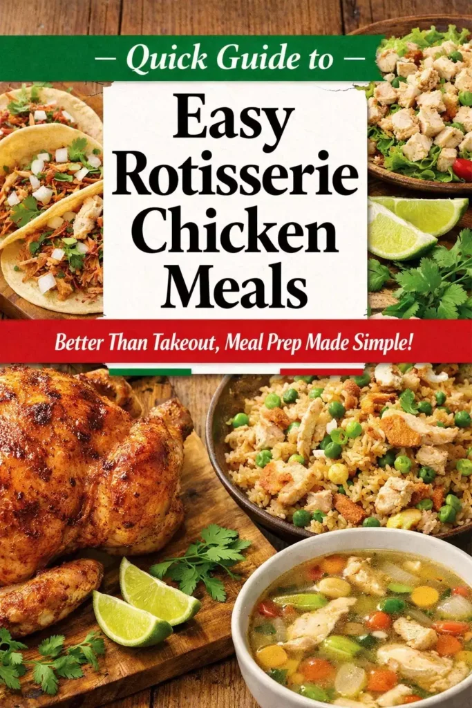 Easy Rotisserie Chicken Meals (Better Than Takeout)