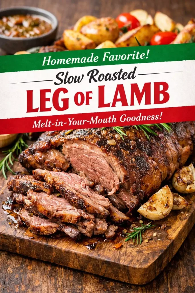 Slow Roasted Leg of Lamb — Melt-in-Your-Mouth Good