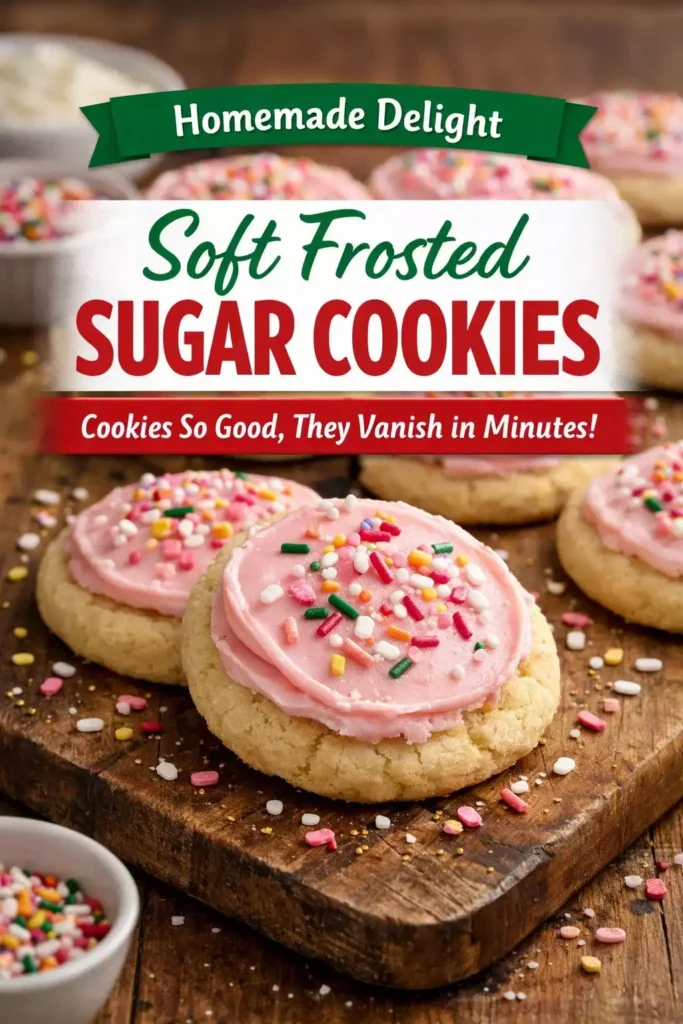 Soft Frosted Sugar Cookies That Disappears in Minutes