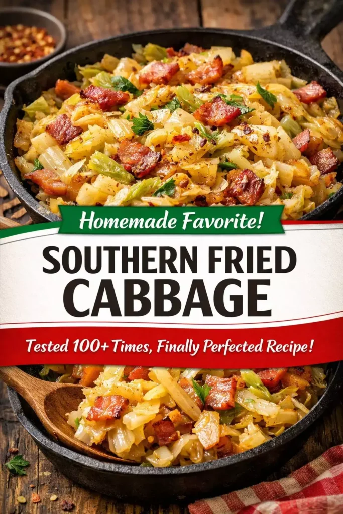 Southern Fried Cabbage — Tested 100+ Times, Finally Perfect