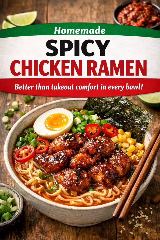 Spicy Chicken Ramen (Better Than Takeout)