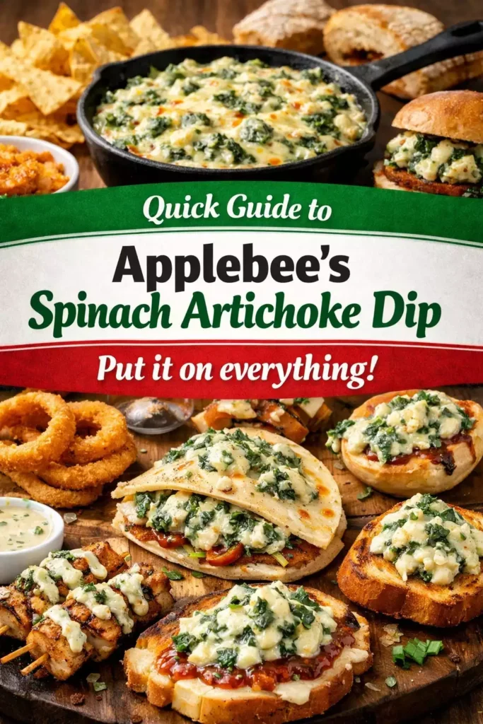 Applebee’s Spinach Artichoke Dip — Put It on Everything