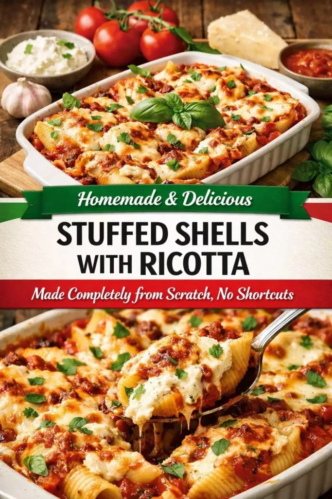 Stuffed Shells with Ricotta — From Scratch, No Shortcuts