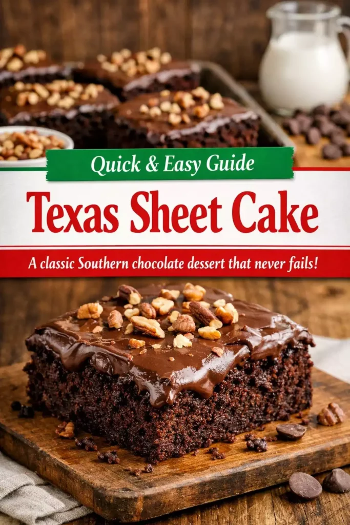 Texas Sheet Cake Recipe That Actually Works Every Time